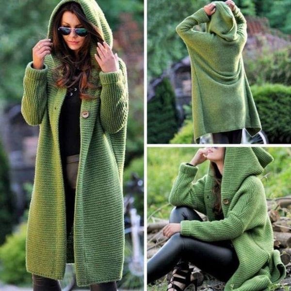 Lively® Vêtements automn & hiver Vert (Seul. 3 en stock) / S / 50% DE RÉDUCTION Cardigan d'hiver | Lively®